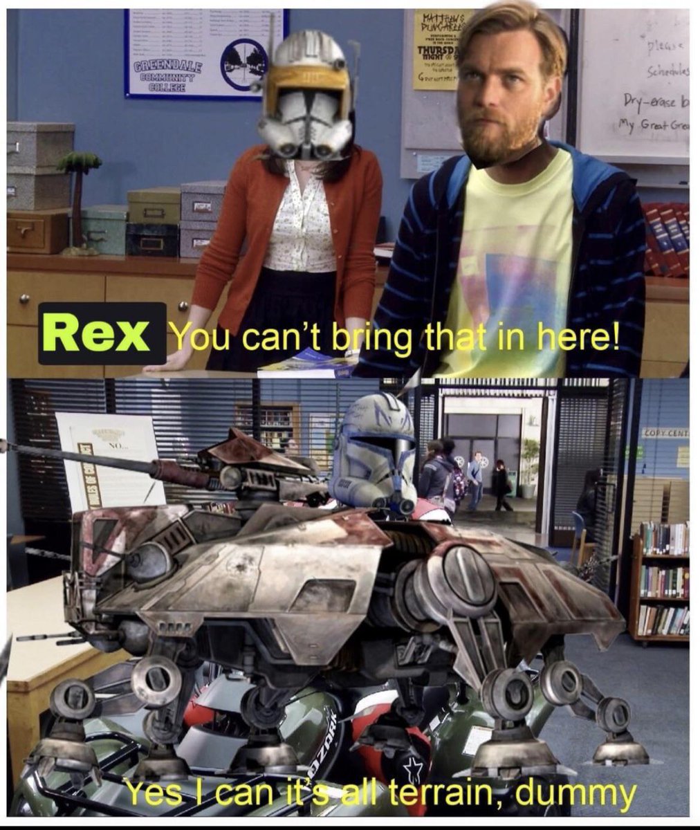 rPrequelMemes's tweet photo. All terrain baby https://t.co/fybdMyEzeN https://t.co/mlQsbfOeoY
