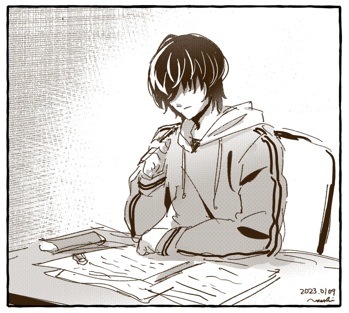 今日夢に桑名くん出たので書きました(大学の期末テスト受けてる) 