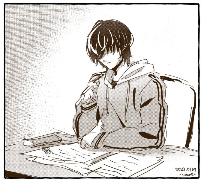 今日夢に桑名くん出たので書きました(大学の期末テスト受けてる) 