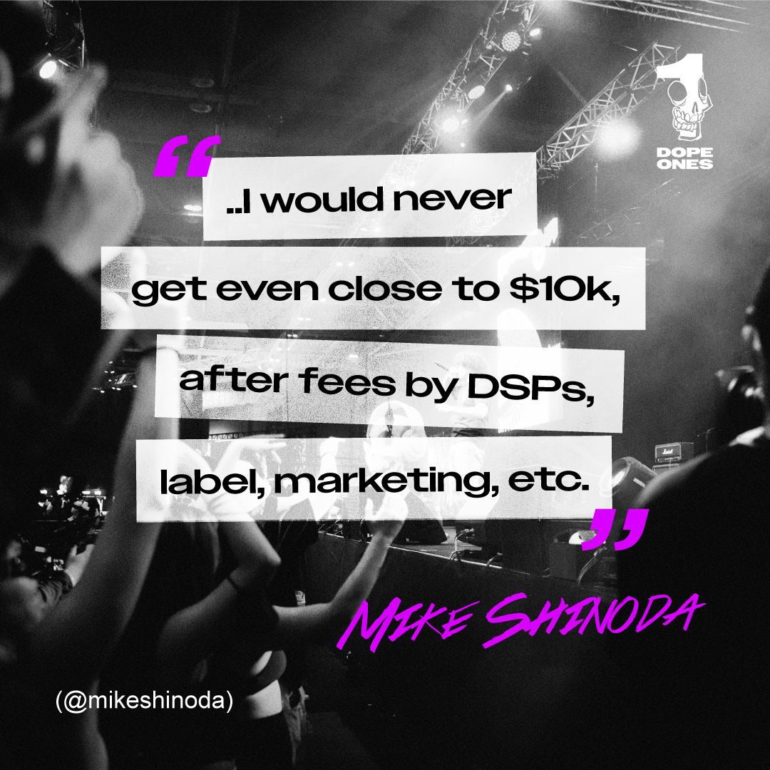 #MondayMotivation: Music NFTs, why should we care? Stats say #NFTs were valued at USD 1240.3 million in 2021 &amp; forecast to reach USD 42,380.2 million by 2032! <a href="/MikeShinoda/">Mike Shinoda</a> tweeted, "With NFTs, we can let the early figures speak for themselves" #Web3Music #NFTCommunity #MusicNFTs