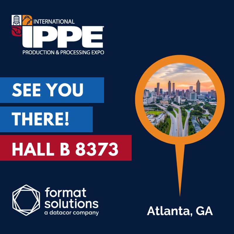 AgrifoodAT's tweet photo. You will be very welcome in Format Solutions booth Hall B 8373 during the International IPPE Production&amp;Processing Expo https://t.co/EDLn6zXqye 
Jan. 24 - 26, 2023 / Georgia World Congress Center /Atlanta, Georgia USA https://t.co/g9lRvhMAZO