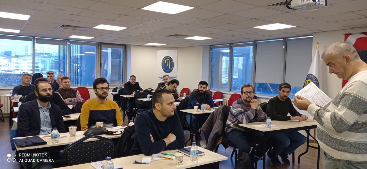 TKYGM_UAB's tweet photo. 01.02.2022  tarihli Resmi Gazete'de yayımlanarak yürürlüğe giren Gemi ve Su Araçlarında Gazdan Arındırma Yönetmeliği kapsamında 9-14 Ocak 2023 tarihleri arasında düzenlenmesi planlanan Gaz Ölçüm Uzmanı Semineri'ne bugün İstanbul'da başlanmıştır. https://t.co/q5IJt0ti2K