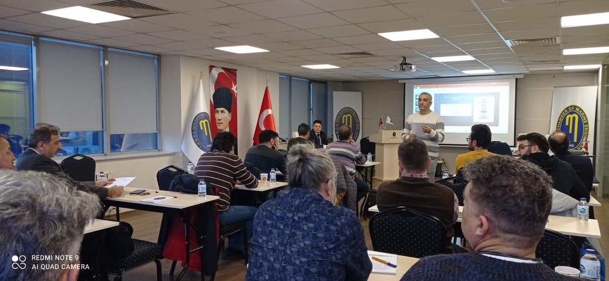 TKYGM_UAB's tweet photo. 01.02.2022  tarihli Resmi Gazete'de yayımlanarak yürürlüğe giren Gemi ve Su Araçlarında Gazdan Arındırma Yönetmeliği kapsamında 9-14 Ocak 2023 tarihleri arasında düzenlenmesi planlanan Gaz Ölçüm Uzmanı Semineri'ne bugün İstanbul'da başlanmıştır. https://t.co/q5IJt0ti2K