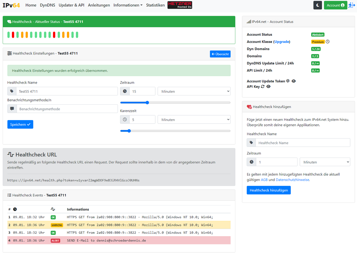 dennis_schroed's tweet photo. https://t.co/wMUCx7P3GW erhält in den nächsten Tagen ein Update. #health #monitoring #healthcheck #alarm #alert #ipv64 https://t.co/DK6N6DUNm2