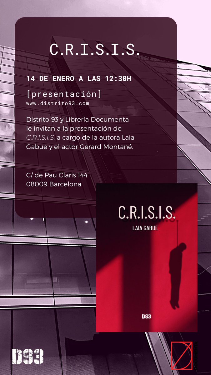 DocumentaBCN's tweet photo. Setmana amb presentacions de «La lluita necessària. Retrat dels feminismes avui», de M. Àngels Cabré, publica @PublAMontserrat. «Portuguès per a catalanoparlants», de Pere Comellas publica @volianacat. «C.R.I.S.I.S.», de Laia Gabue, publica #Distrito93 https://t.co/RXwtnEWauC