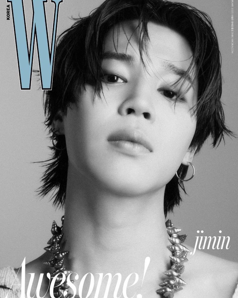 — JIMIN acaba de publicar las fotos para la portada de la revista W KOREA MAGAZINE!