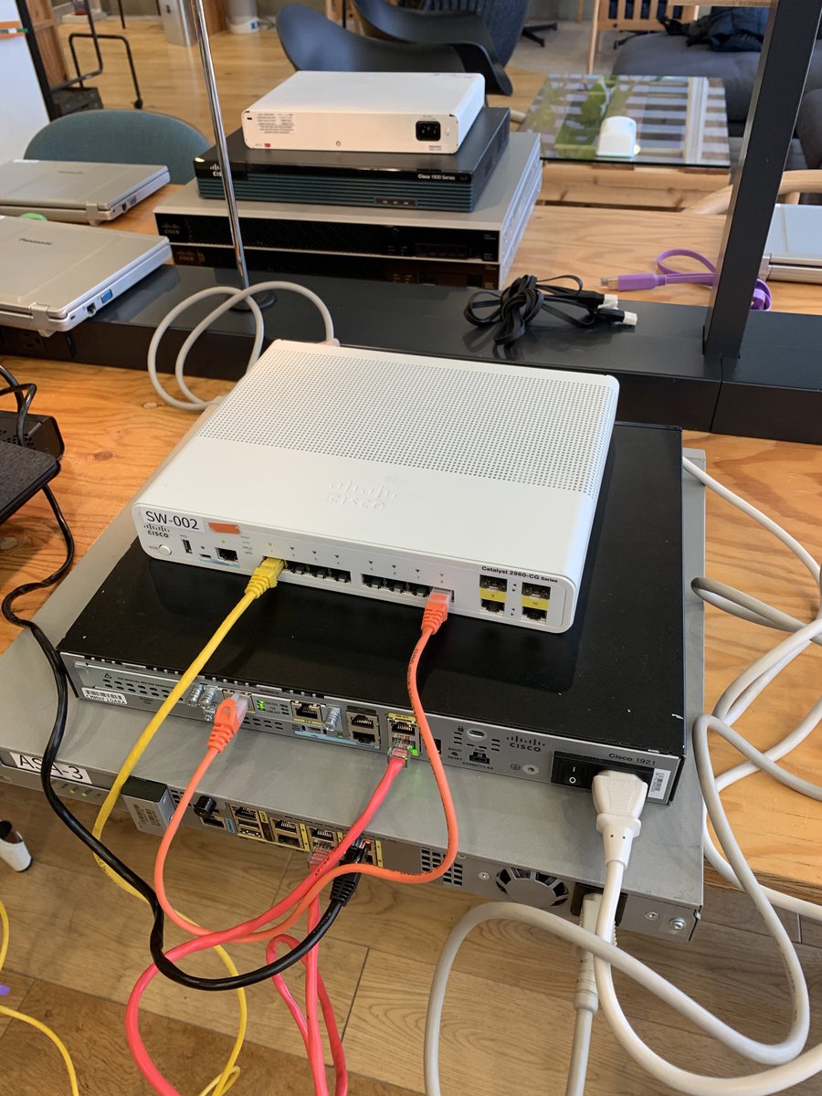 forsetokyo_tech's tweet image. 今日はCiscoASA
ラボの中では難易度が高めです
#cisco #CiscoASA
