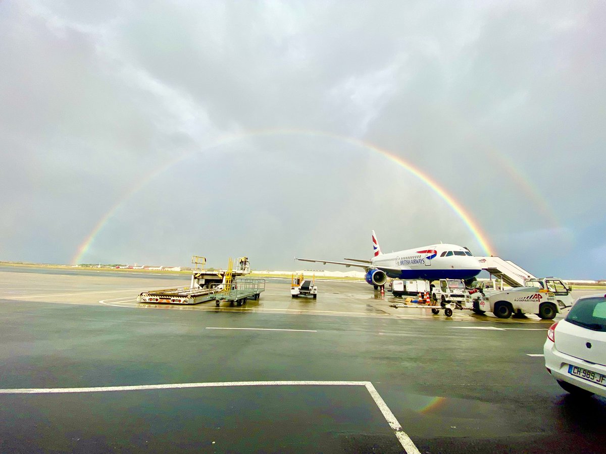 I found the end of the rainbow! @British_Airways