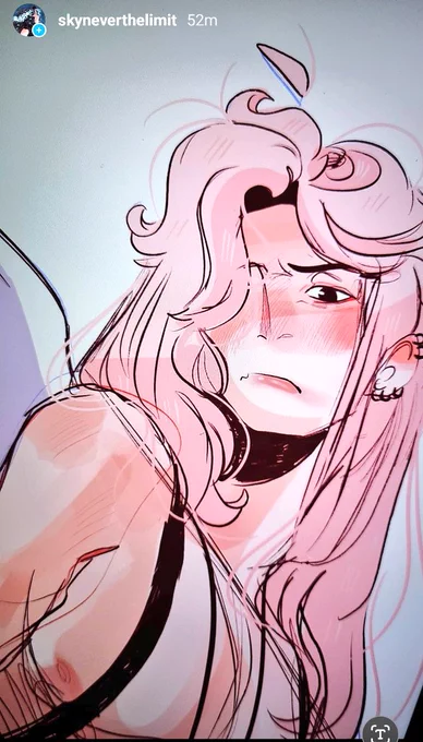 He's in a bad mood   
