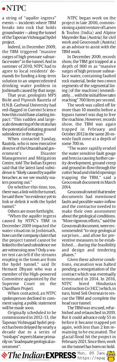 <a href="/nitin_gadkari/">Nitin Gadkari</a> <a href="/gssjodhpur/">Gajendra Singh Shekhawat</a> <a href="/byadavbjp/">Bhupender Yadav</a> <a href="/pushkardhami/">Pushkar Singh Dhami</a> Uttarakhand is a victim of unsustainable development and rapacious,rampant &amp; brazen construction. Joshimath disaster was authored by ntpc/ state govt nd co-authored by the central govt. Shame on <a href="/ntpclimited/">NTPC Limited</a> for denying this !!