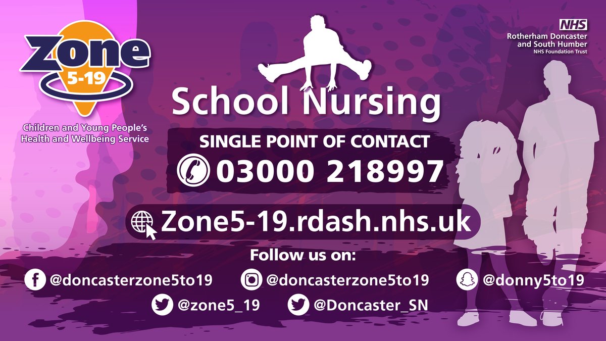 Doncaster_SN's tweet image. Our Single Point of Contact is OPEN from 9am today! Along with our eClinic being live from 3pm for any 11-19 year olds.
#singlepointofcontact #eclinic #whatweareherefor #doncasterisgreat #doingitfordoncaster #childrenandyoungpeople #knowyourschoolnurse #zone5to19