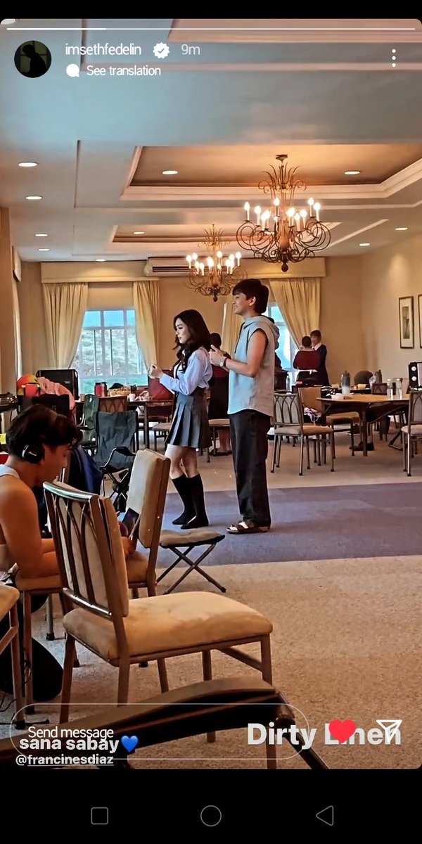 05francine18's tweet photo. Aabangan namin to @francinecarreld and @imsethfedelin!

#FrancineDiaz
#SethFedelin 
#FranSeth 
#DirtyLinen https://t.co/2pur7noTyK