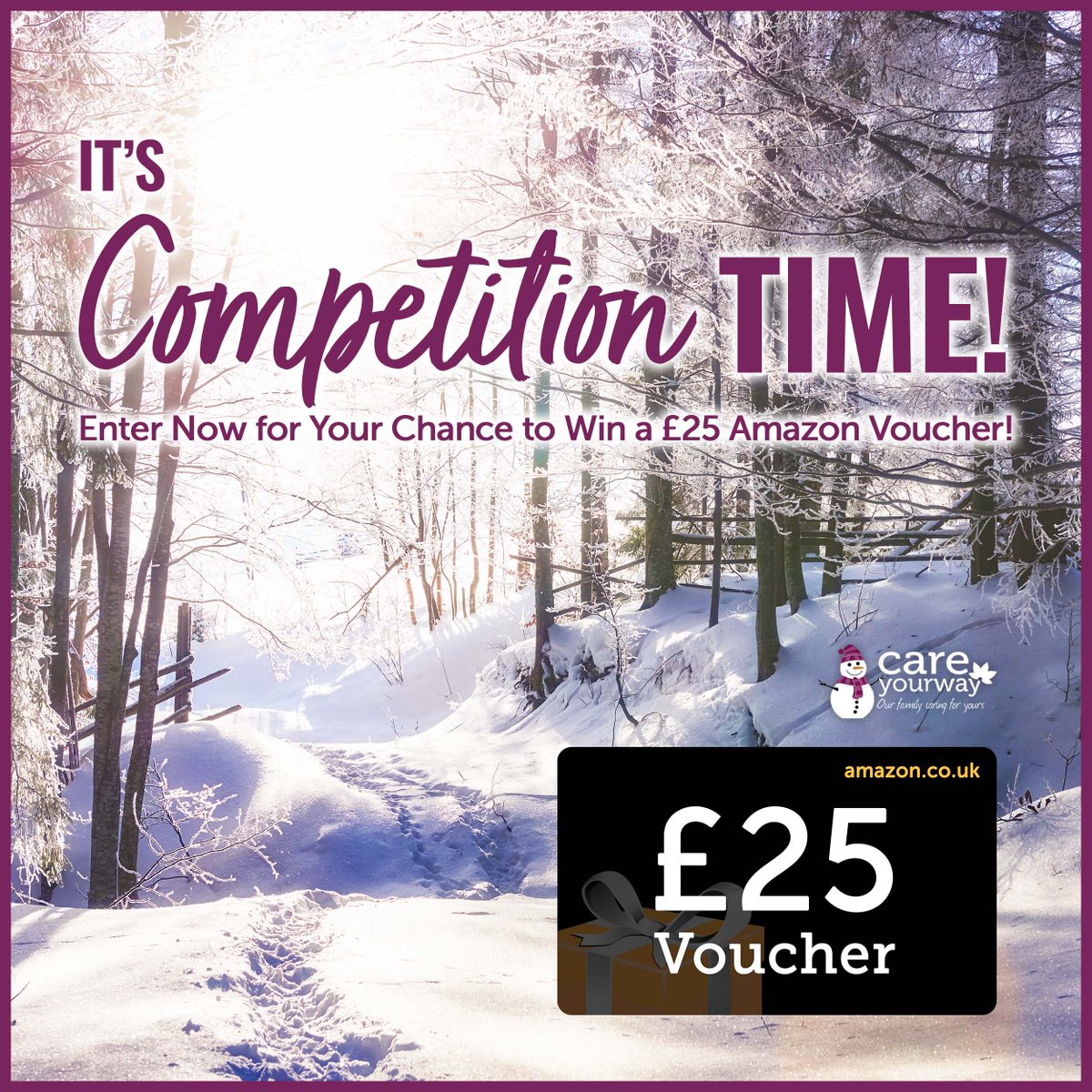 🏔️❄️ WINTER £25 COMPETITION! ❄️🏔️

"Happy New Year!" 🎄 To enter our Winter competition:

🎁 - Like the post.
🎁 - Comment: "Entered" in the comment section below.
🎁 - You can also share the post!
🎁 - You can also follow our page (for more competitions!)

#competitions #contest
