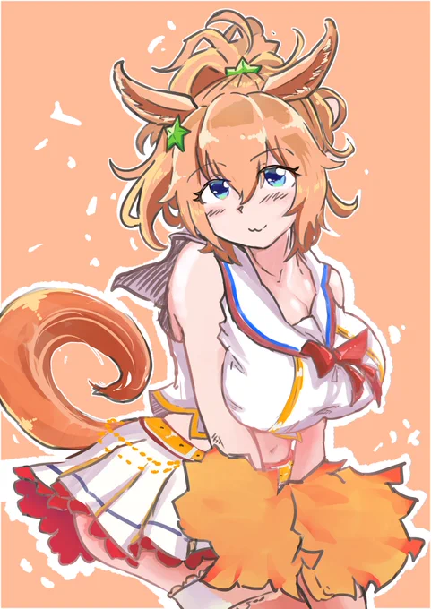 チア衣装タイキ#ウマ娘 #タイキシャトル 