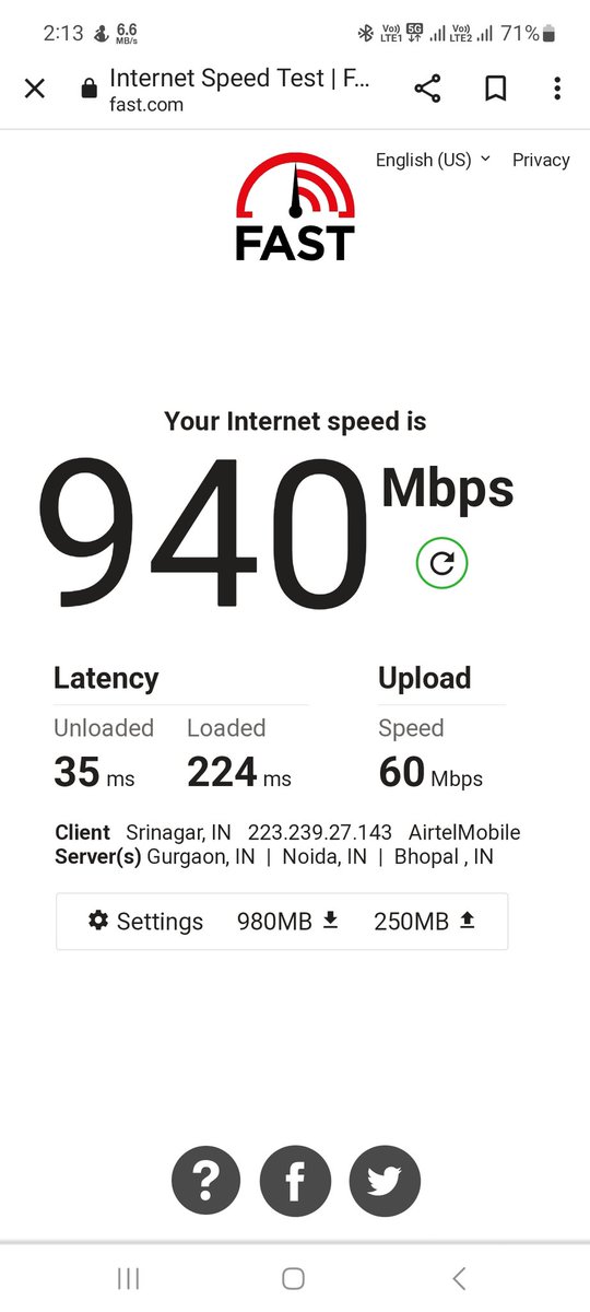 Ho ho ho @airtelindia #airtel5gplus #Srinagar Kashmir
Airtel is Rocking Today 🔥🔥🔥