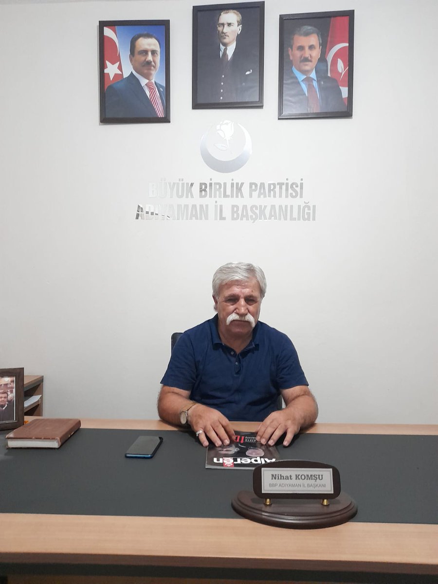 nihatkomu1's tweet photo. Değerli basın çalışanlarının gününü kutluyorum BBP Adıyaman il başkanı https://t.co/0OXCqlfCQn
