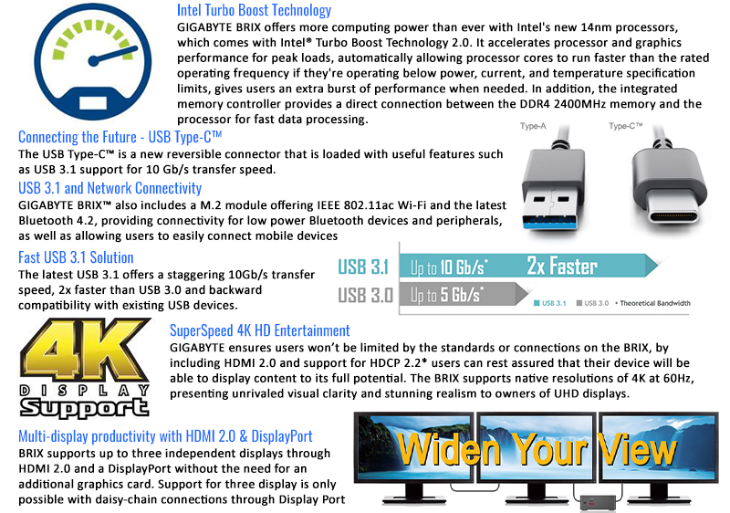 FrontosaSA's tweet image. The GIGABYTE BRIX Ultra Compact PC kit is ideal for a broad range of computing applications at home or in the office, the BRIX expounds sheer simplicity with convenience. Now available on our website!

Link: frontosa.co.za

#ad #pckit #gigabytebrix #GIGABYTE