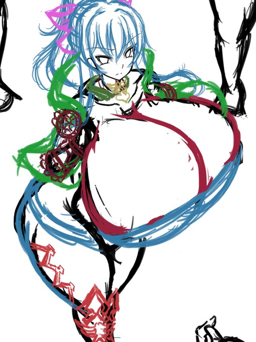 ジンさんのラフ 