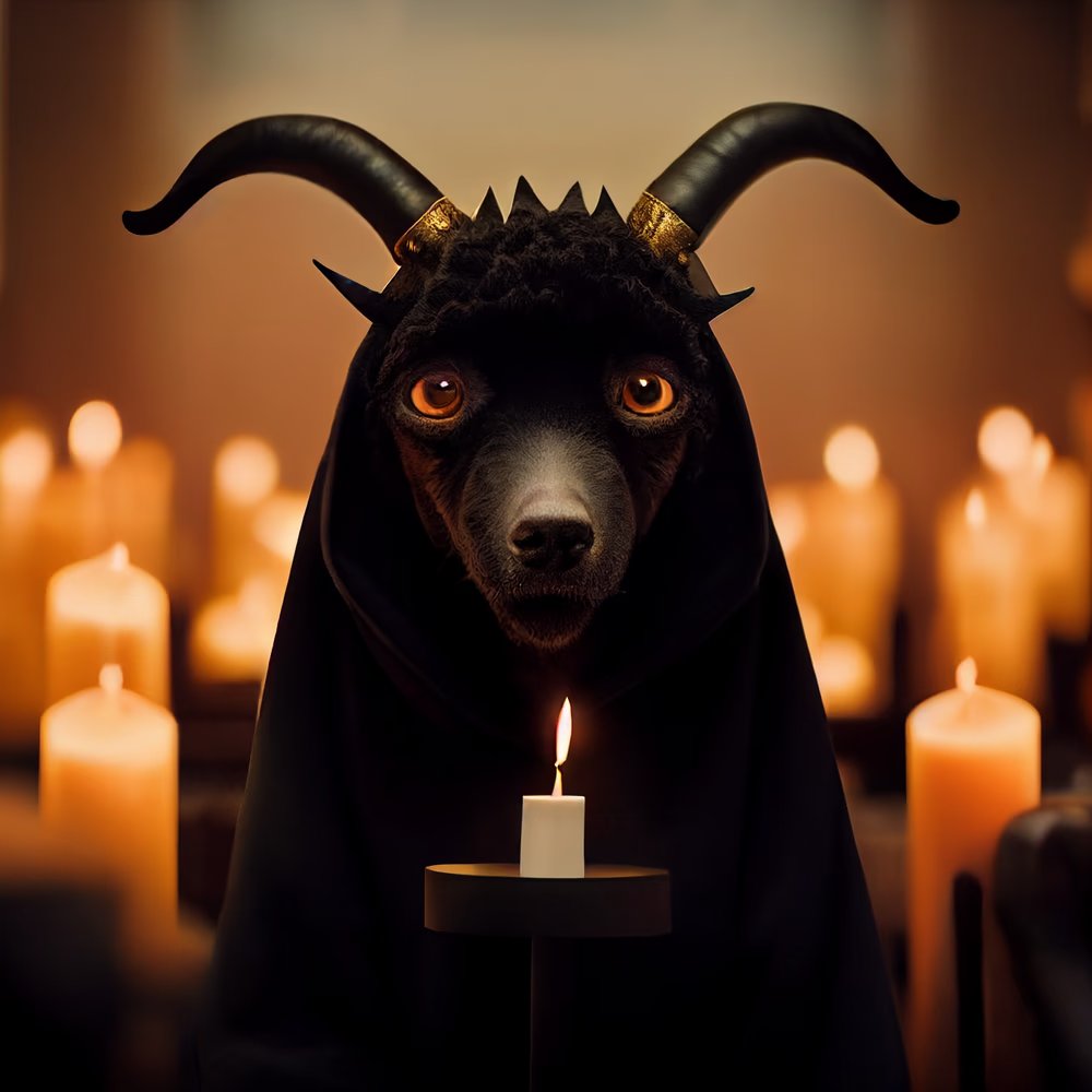 <a href="/ZakalataMarie/">Zakalata Marie | NFT.NYC</a> Devil Cult Dog - 0.024 ETH