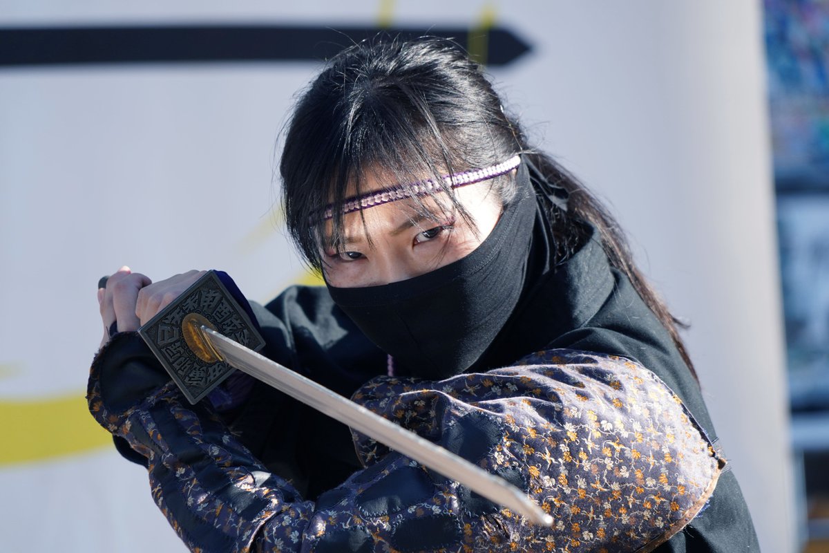 To178430's tweet photo. 230109 風魔忍者祭り in ODWARA 『Ks'Action』
＠小田原駅前商店街���お城通り特設ステージ

千鶴役 千代くノ一 @chiy0me9 さん

#風魔忍者 #小田原 #忍者祭り
#忍者 #女忍者 #くのいち #くの一 #くノ一 #NINJA https://t.co/GhXLpI8Mej