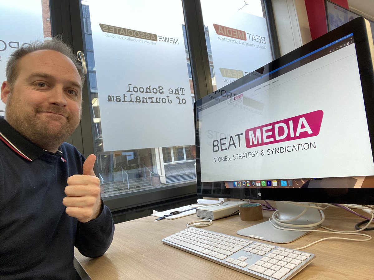 Nick_Sellers's tweet photo. Year eight (!) of working at @BeatMediaGroup/@Sportsbeat
Letโs go ๐ช #firstdaybackatschool
(technically my work anniversary is in the 12th but shush!) https://t.co/egf8sT5kpe