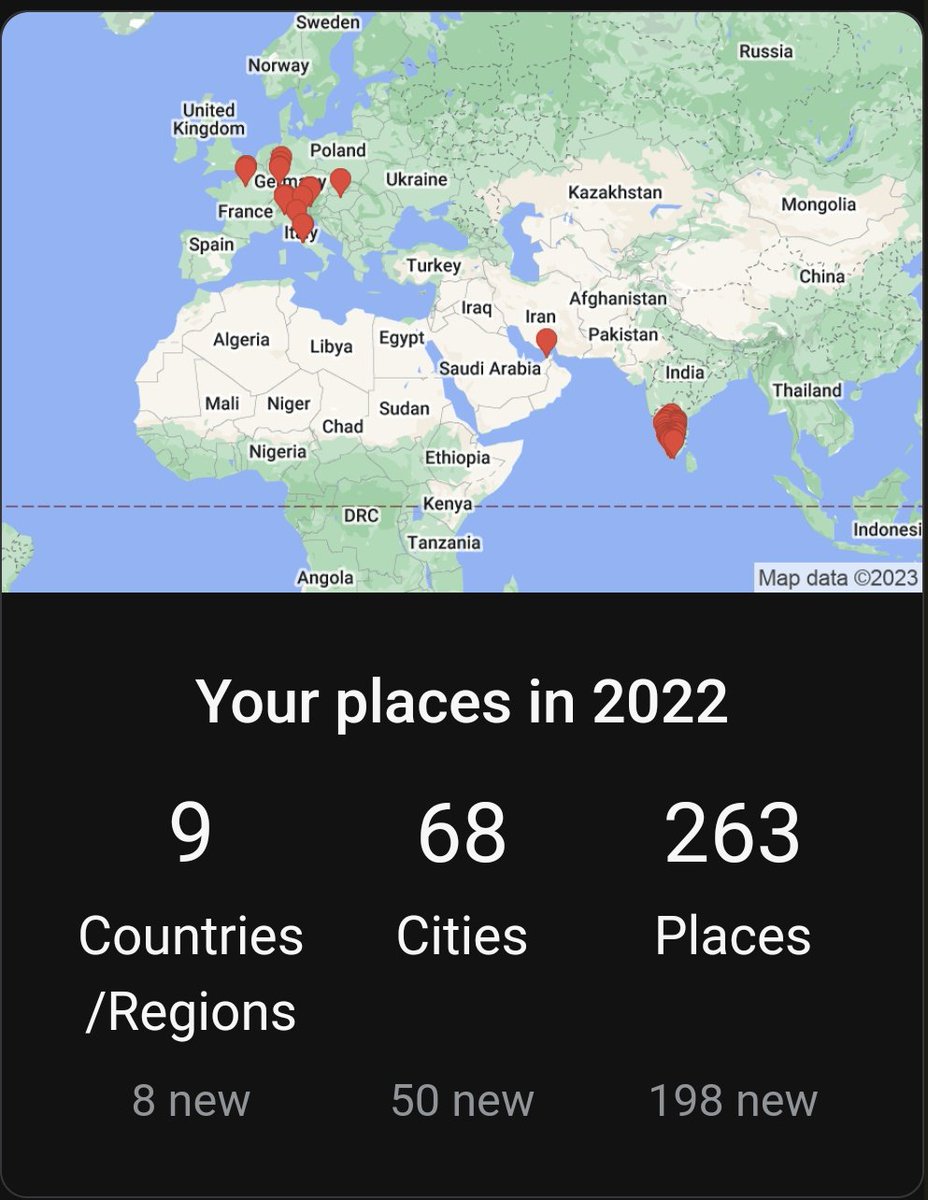 SaltMango3's tweet image. #2022Recap #GoogleMaps