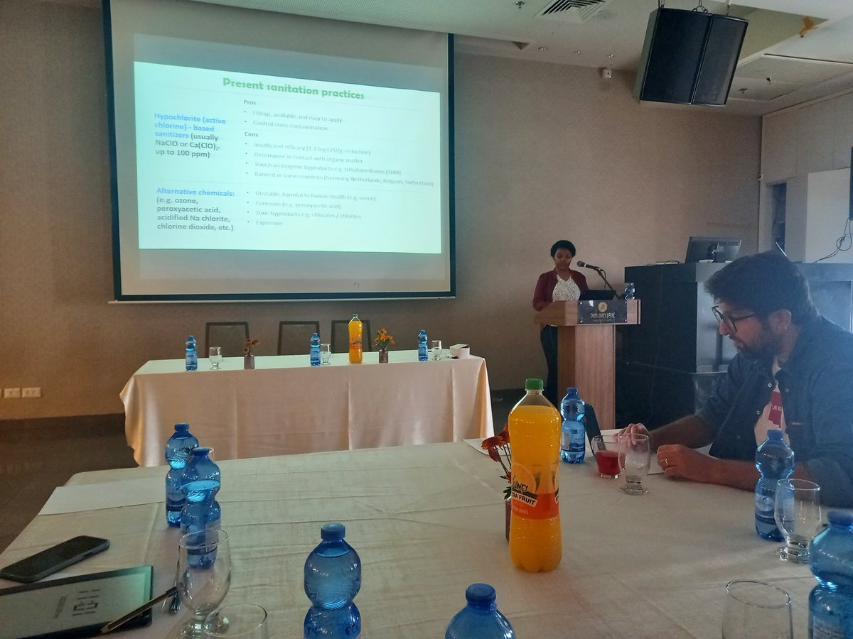 Michaeli_Lab's tweet photo. Our Institute of Postharvest and Food Sciences gathers in Jerusalem to discover what the students and postdocs are cooking 🔬 https://t.co/QDfUaaCPUS
