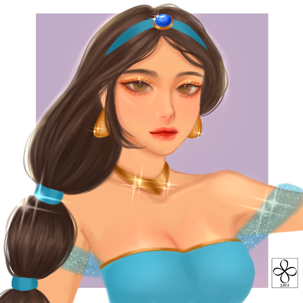 First art of the year is Princess Jasmine ✨