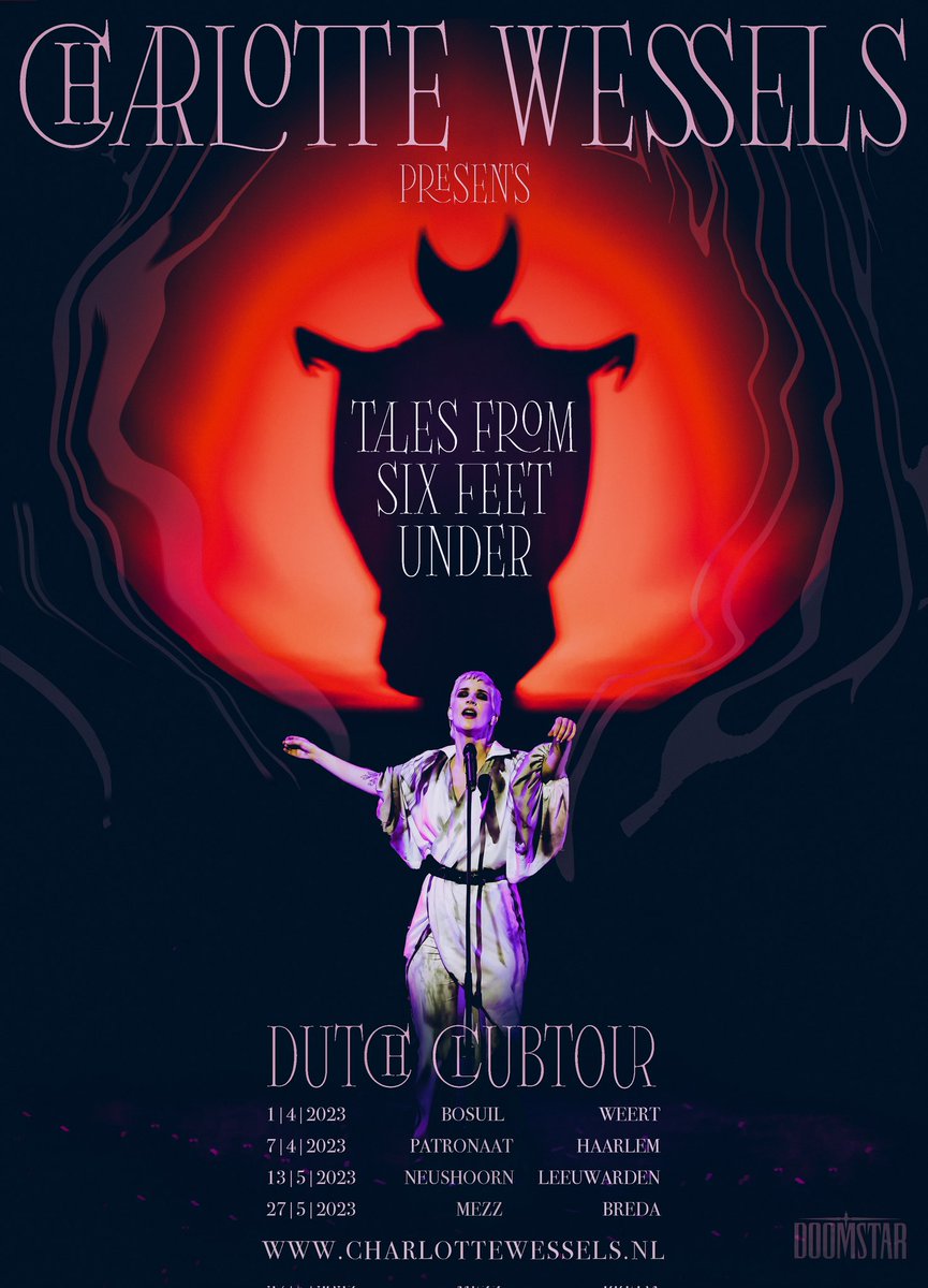 Tales From Six Feet Under - Dutch Clubtour - Spring 2023! 

Tickets will go on sale Thursday January 12th 10:00 AM CET

1-4-2023 Bosuil - Weert
7-4-2023 Patronaat - Haarlem
13-5-2023 Neushoorn - Leeuwarden
27-5-2023 Mezz - Breda
