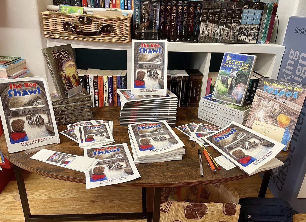 What a lovely book launch for our very own writer in residence Sheila Tyrer Hughes! Thank you to everyone who came along and bought a copy of ‘The Red Shawl’ 📚 #independentbookshop