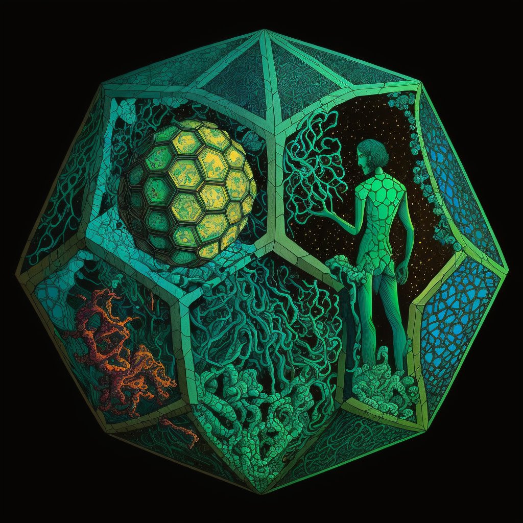 The Geometric series: Dodecahedron
Generated in #midjourney #midjourneyV4
