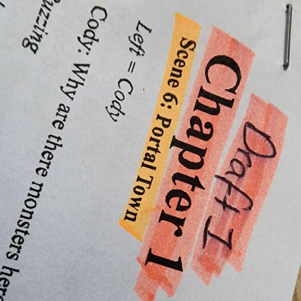 Tara0Belle's tweet photo. I have a red highlighter !?
The first script outline for the visual novel to teach math is about 2/3 or more completed!
#visualnoveldevelopment #highlighters #script #outline #amwriting #mathisfun #fantasy #edugames #writercommunity #aussiewriters #li… https://t.co/popcpfSxWD https://t.co/cbtN1CE28B