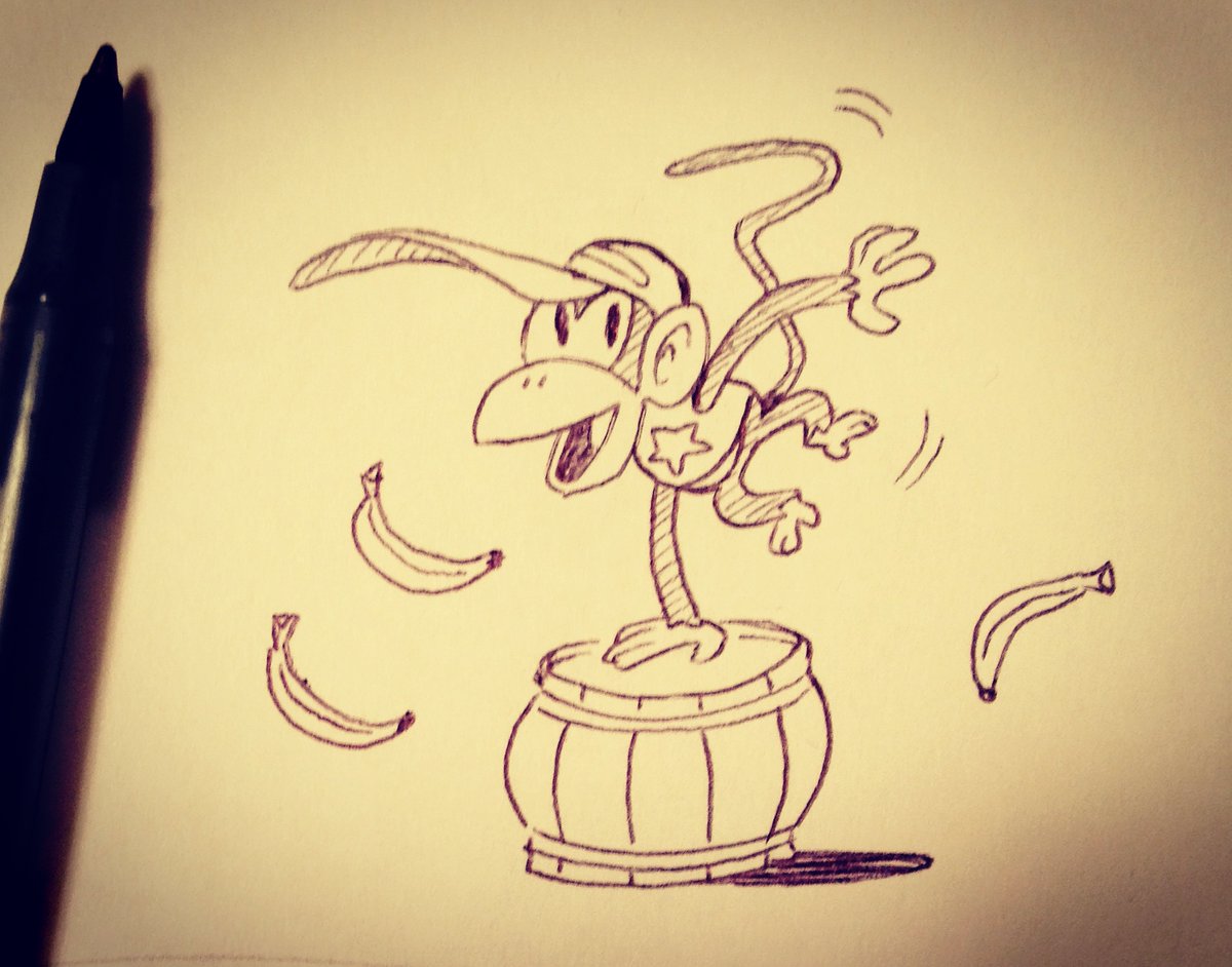 Some Donkey Kong drawings from the last few years. Can't wait to see how the Kongs turn out in the new movie 