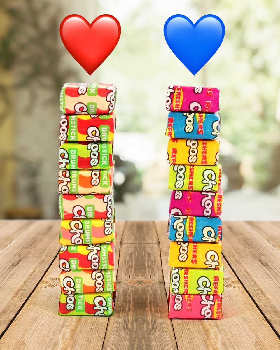 SwizzelsMatlow's tweet photo. ❤️Drumstick Choos
💙Refresher Choos

Which one are you CHOOSing? See what we did there?😉

Both vegan, both taste delicious! 💚 https://t.co/Y30Nq7DQbv