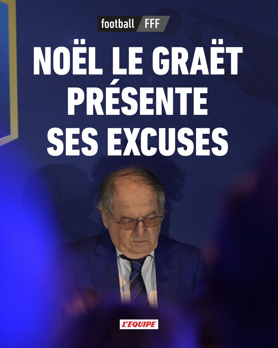 lequipe's tweet photo. Noël Le Graët s'excuse après ses propos sur Zinédine Zidane

Tancé pour ses propos à l'encontre de Zinédine Zidane, le président de la FFF Noël Le Graët a présenté ses excuses dans un communiqué envoyé lundi matin https://t.co/92youBds4u https://t.co/QgWkcLvUC3