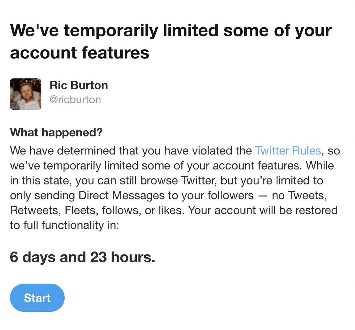 nastaranartmix2's tweet photo. Freedom of speech but not freedom of reach isn’t working.
@Twitter what’s the process for fixing this?
@ricburton #freeric https://t.co/yRZHZaSd5d