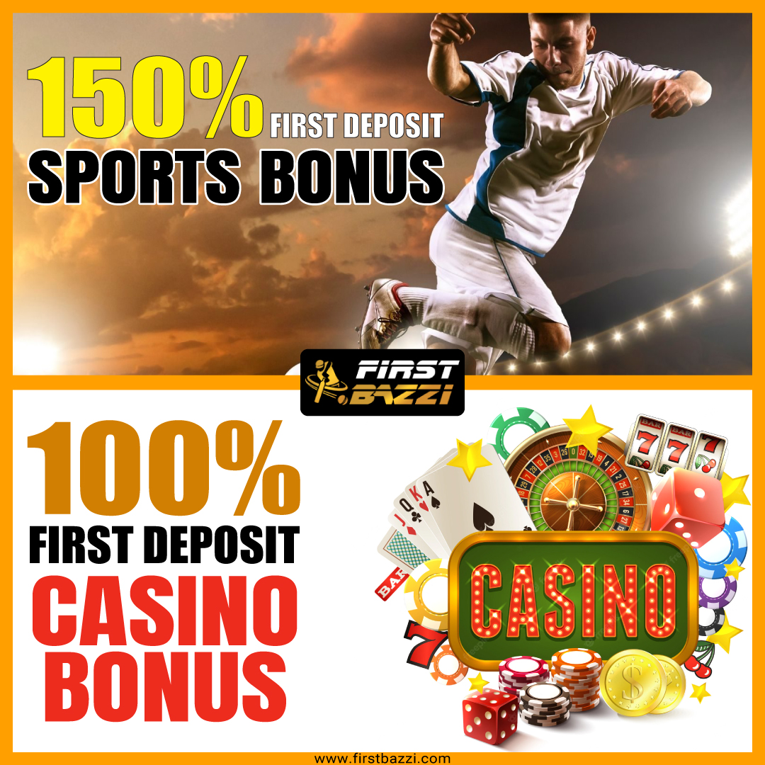 firstbazzi's tweet photo. Join now and get a 150% Sports &amp; 100% Casino First Deposit Bonus! Place your Jackpots on sports, play on slots &amp; live club with the best online jackpot site.

#Cricket #Sports #Football #Soccer  #INDvsSL #PAKvsNZ #Messi #Ronaldo #ViratKohli #RishabhPant #BabarAzam #FirstBazzi https://t.co/DtYkI8jQ3A