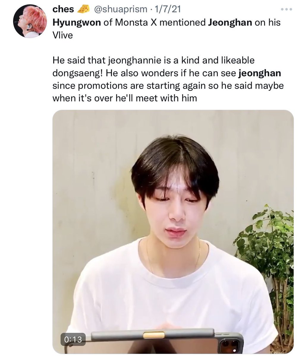 no jeonghan, it’s not a one-sided love 🤭