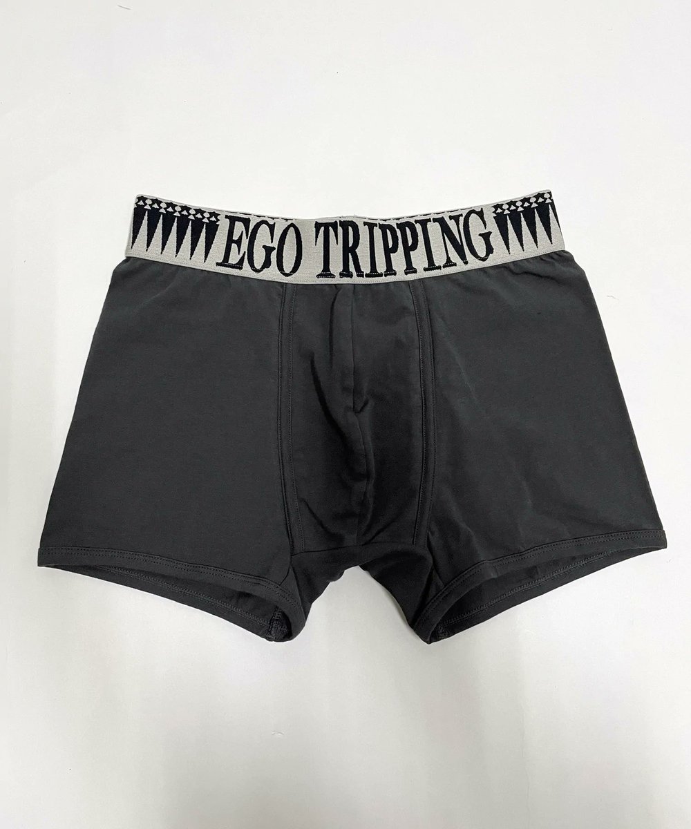 GA_NAGOYA's tweet photo. RE STOCK

【EGO TRIPPING】
ARROWHEAD BOXERPANTS
Color：CHARCOAL,BLACK,RED
Size : 46,48
Price : 4,290yen(tax in)

通信販売も行っております。
TEL 052-261-4477 https://t.co/bOJr2queHV