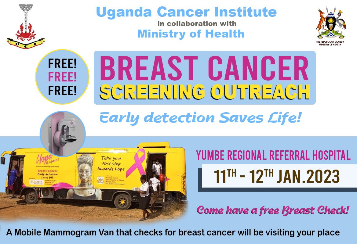 mpamanicollins's tweet photo. Great efforts of launching Breast Cancer Screening Clinics at Regional Referral Hospitals across Uganda. https://t.co/k3RXXqrtrU
