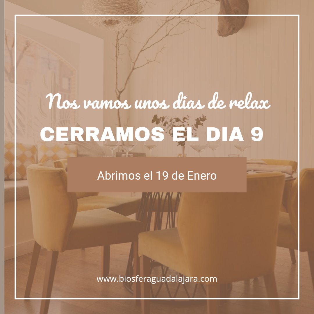 Después de unos días intensos nos vamos a dar un descanso.Regresamos el día 19 y os queremos volver a ver a todos ¡ Pasamos lista! 
.
#Cocinabiosfera #Guadalajara #descanso #vacaciones #raizculinaria #guiarepsol