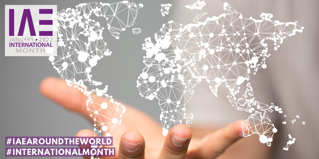 [EVENEMENT]
Pour la 4ème année, le mois de janvier sera LE MOIS DE L’INTERNATIONAL pour l’ensemble des IAE du réseau IAE FRANCE ! 
Retrouvez le programme de ce mois thématique par ici > cutt.ly/NUrATUo
#MoisInternational #IAEAroundTheWorld #International #IAE #IAEFRANCE