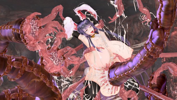 [R-18] 【うどザードリィ:死のエロトラップダンジョン】 #漫画 #東方 #ふたなり #3Dカスタム少女 #アヘ顔 #鈴仙・優曇華院・イナバ #うどんげ #エロトラップ #触手  