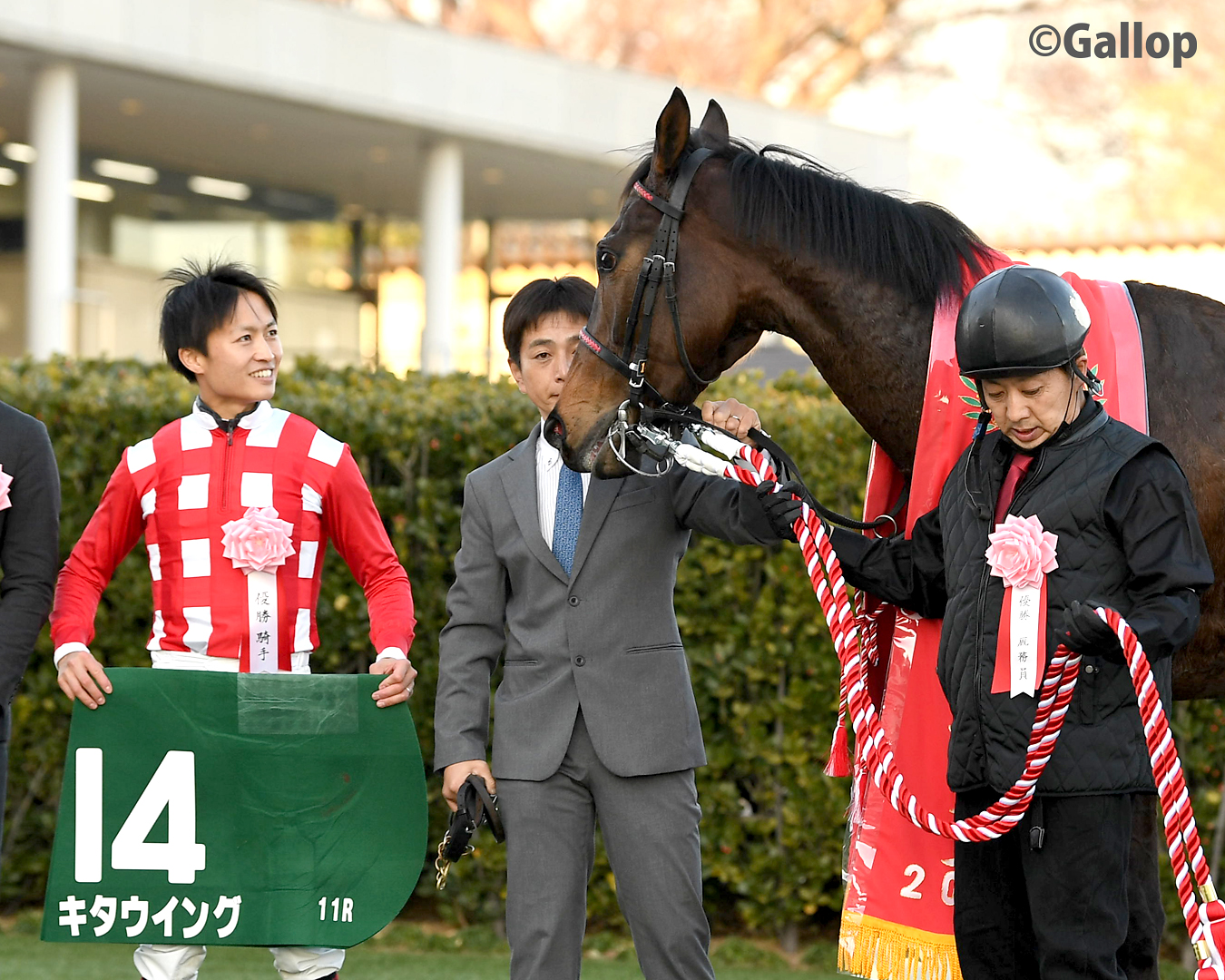 競馬 非売品キャップ】キタウイング【杉原誠人騎手直筆サイン