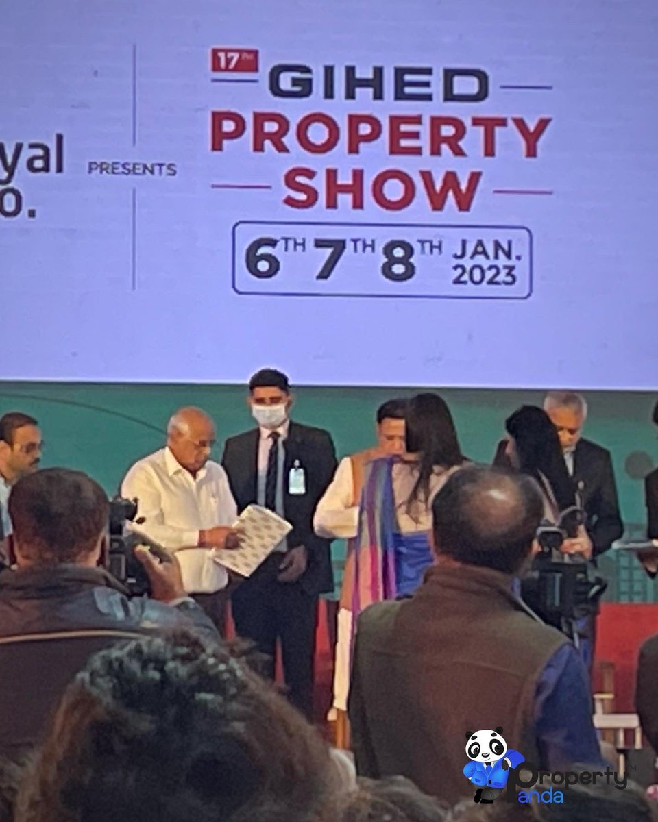 impropertypanda's tweet photo. “https://t.co/30pIcSqbLB” is proud to be a part of CREDAI GIHED at Ahmedabad. We are humbled to have received this recognition.

@cmogujarat 
@credaiahmedabad 
@credaigujarat 

#credai #gihed #ahmedabad 
#teamahmedabad #propertypanda.com https://t.co/q1FmdrFNiS