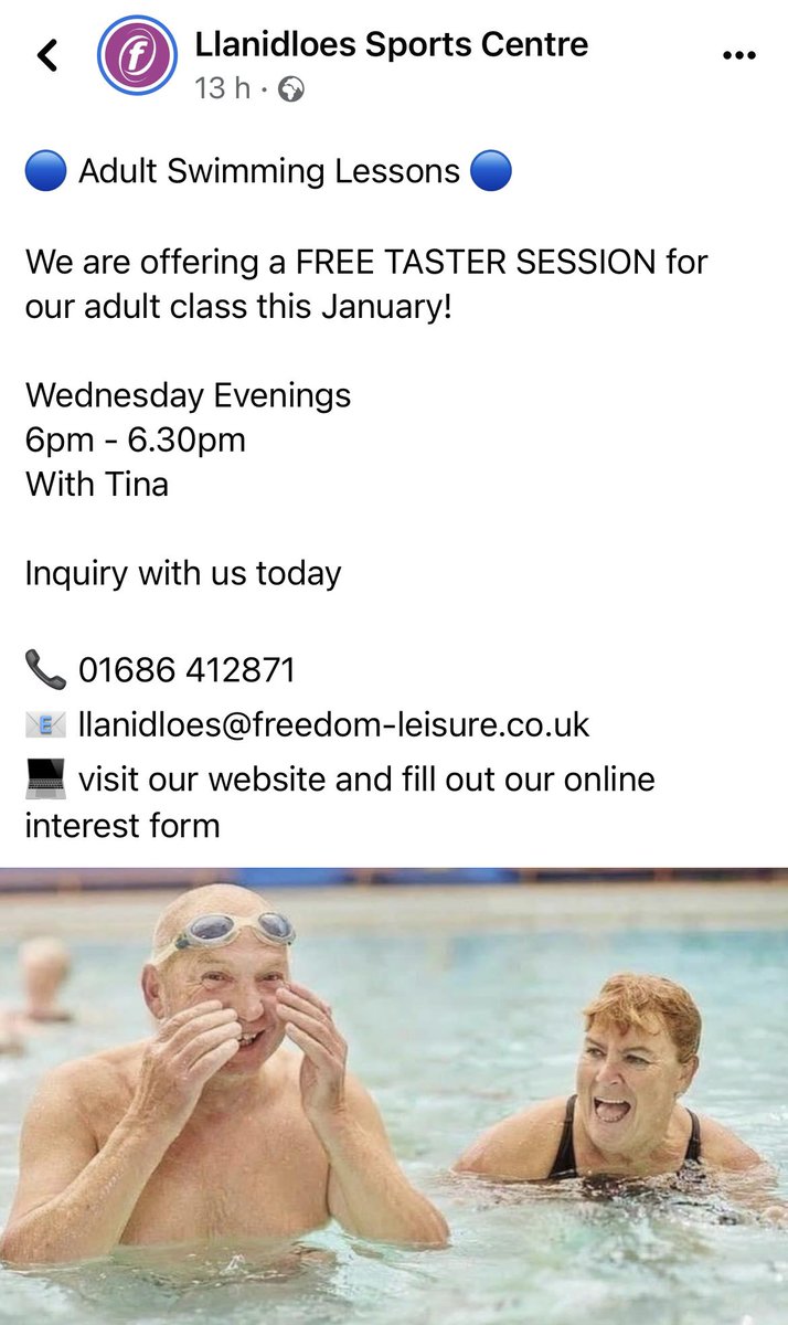 Freedomllanisc's tweet photo. FREE TASTER SESSION FOR ADULT LESSONS!!  Contact us for more information. 👇🏻👇🏻👇🏻 https://t.co/reWIf8NF35