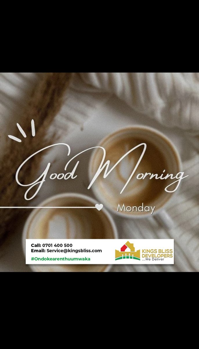 barongo254's tweet photo. Castaway all your confusions and hold on to your hopes. A new week has come to replace all the odds with countless opportunities for you!

Happy New Week! https://t.co/bjqdc1M3iX