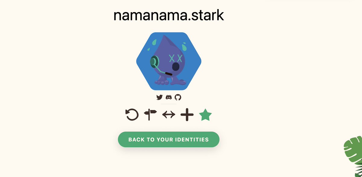 Freak23_sk's tweet photo. I claimed my "namanama.stark" domain name on @Starknet_id

Claim yours before it's too late for a big surprise 👀 ... 

#StarkNet #StarknetIdOdyssey https://t.co/pfsJLXPCGB