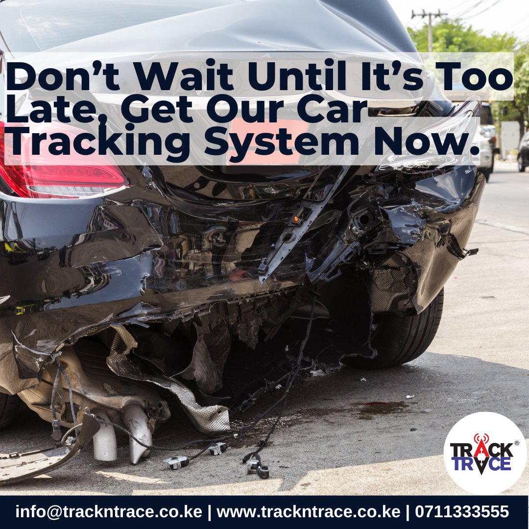 Accidents can be confusing, but our car tracking system gives you all the facts you need. Get real-time data on location, speed, & driving behavior. Protect your interests & prove your case with our system. Call 0711 333 555 & get it now #cartracking #safety