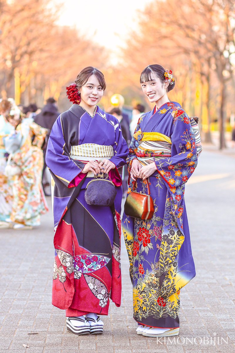 kimonomedia's tweet photo. 正統派多数♡個性もキラリ⚡️世界に一つだけの振袖コーデ👘 #はたちのつどい #渋谷区 https://t.co/2rid2GEQEV